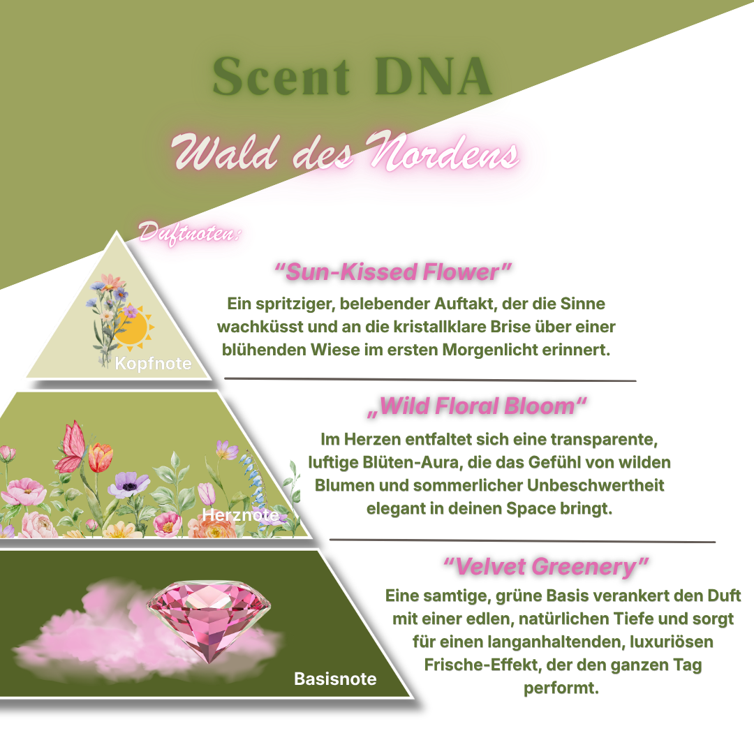 Wald des Nordens Scandi Spring Raumduftöl in Flasche, natürliche Düfte für ein frisches Raumklima, von ꓓꓲꓝꓝꓳꓣꓥ™