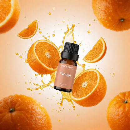 Süßes Orangen-Raumduftöl "Sun-Kissed" von ꓓꓲꓝꓝꓳꓣꓥ™, ätherisches Öl mit orangenem Duft in Flasche