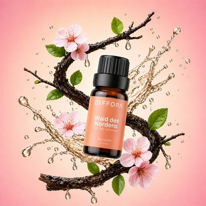 Wald des Nordens "Scandi Spring" Raumduftöl von ꓓꓲꓝꓝꓳꓣꓥ™ in einer Flasche, ideal für ein frisches Raumduft-Erlebnis