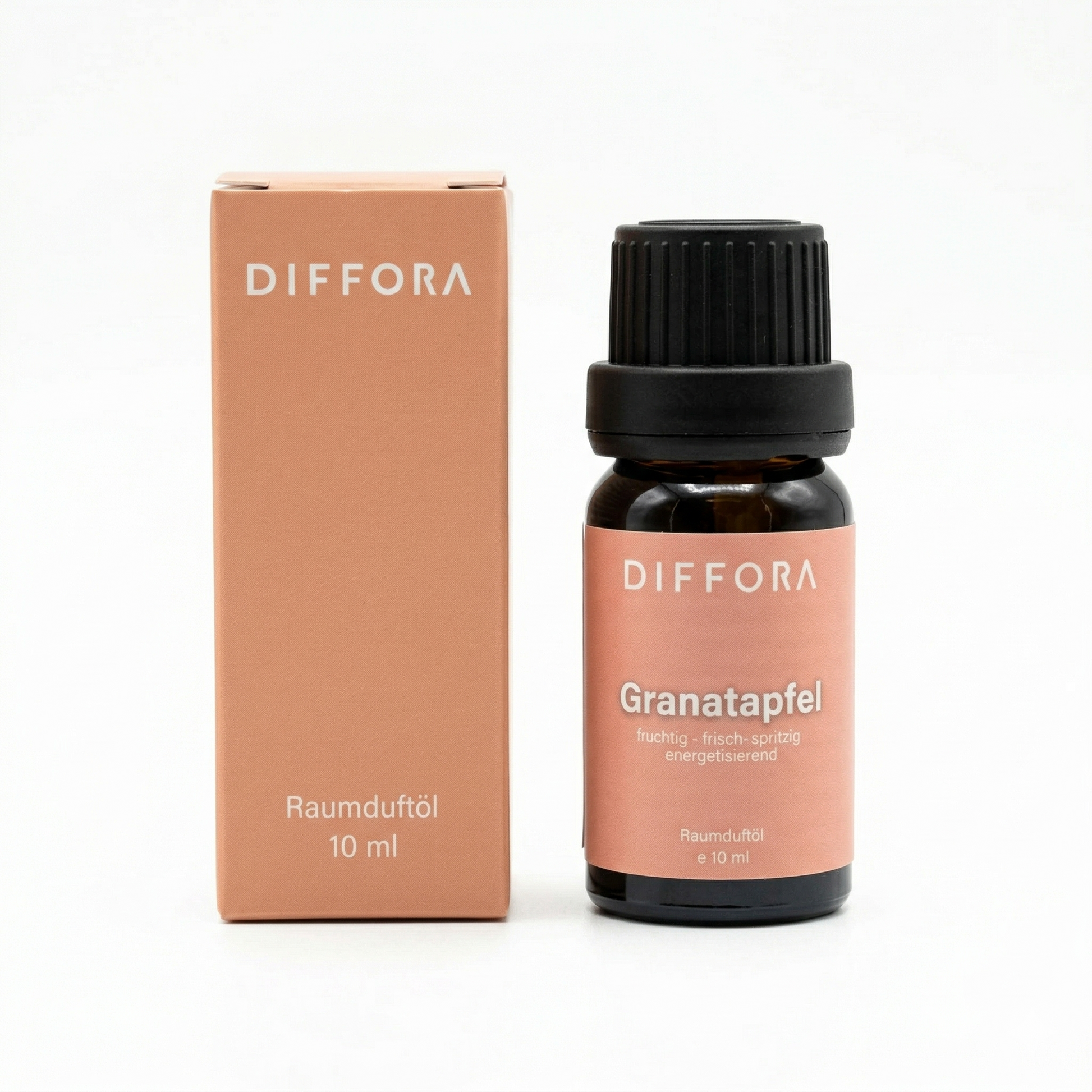 Ätherisches Raumduftöl "Vitality-Glow" von ꓓꓲꓝꓝꓳꓣꓥ™ mit Granatapfel-Duft, flüssige Essenz in dunkler Flasche